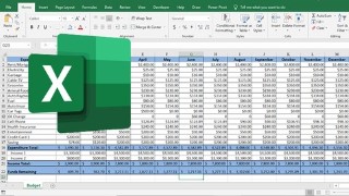 Free Excel Tutorial - Excel Basics: Learn While Creating a Personal Budget
