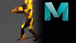 Free Maya Tutorial - Maya FX_Zombie On Fire