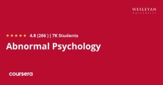 Abnormal Psychology Specialization