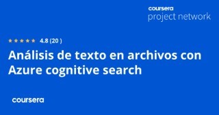 Análisis de texto en archivos con Azure cognitive search