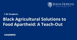 Black Agricultural Solutions to Food Apartheid: A Teach-Out 1 Black Agricultural Solutions to Food Apartheid: A Teach-Out