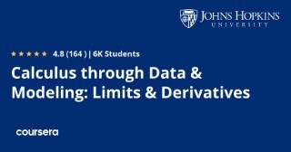 Calculus through Data & Modeling: Limits & Derivatives