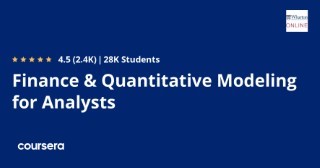 Finance & Quantitative Modeling for Analysts Specialization