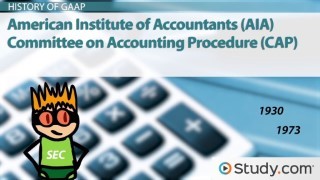 GAAP History & Rules | What Are Generally Accepted Accounting Principles? Video