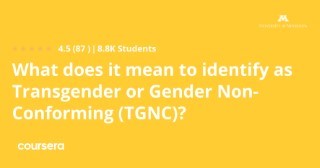 What does it mean to identify as Transgender or Gender Non-Conforming (TGNC)?