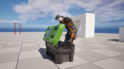 Free Tutorial - Unreal Engine Open Sci-Fi Box With Animation