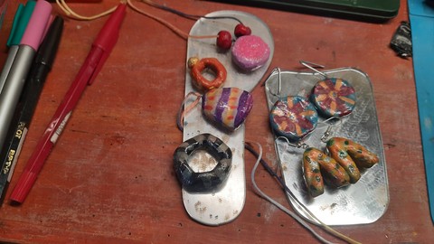 Free Jewelry Making Tutorial - Learn to make clay jewelry for beginners/earrings/rings