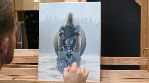 How to Paint a Bison in Yellowstone with James Corwin
