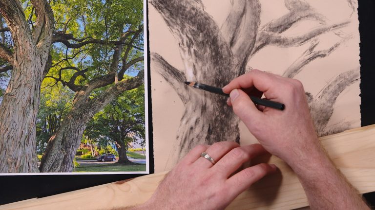 Learn to Draw Trees: From Sketch to Masterpiece