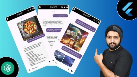 ChatGPT & Flutter - Build Custom Chatbots & AI Assistants