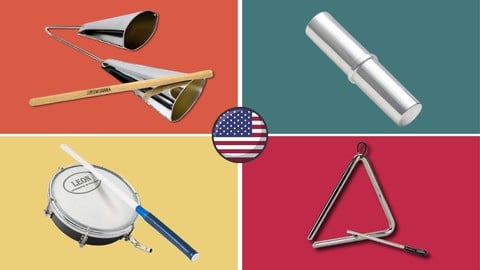Hand Percussion: Learn Tamborim, Triangle, Agogo and Shaker