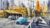 Detailed Urban Landscape Painting: Melbourne, Victoria