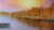 Start Oil painting cityscape, fort, sky, river & reflection